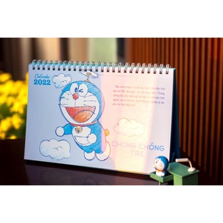 Lịch Để Bàn Doraemon Doremon 2022