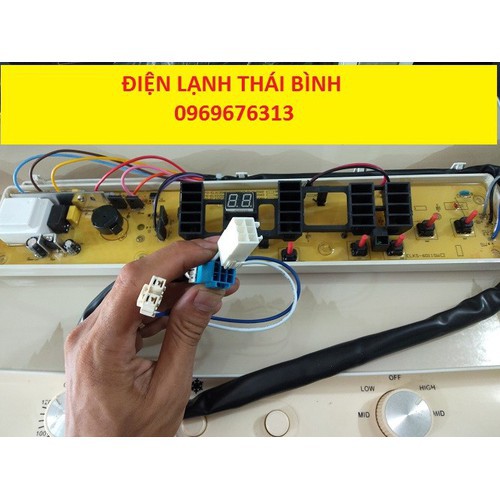 MẠCH MÁY GIẶT ELECTROLUX CỬA ĐỨNG 7 NÚT ẤN
