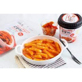 Bánh gạo cay Hàn Quốc ❤️ Bánh gạo YOPOKKI vị cay ngọt thơm ngon tiện lợi hộp 120g