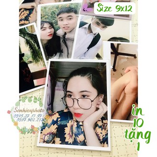 [IN 10 TẶNG 1] In ảnh 9x12 ép plastic