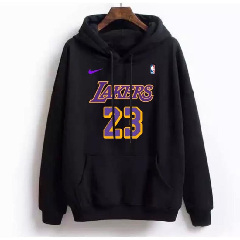 Áo Lakers James 23 NBA Hoodie jacket for ADULT/KIDS/PLUSSIZE