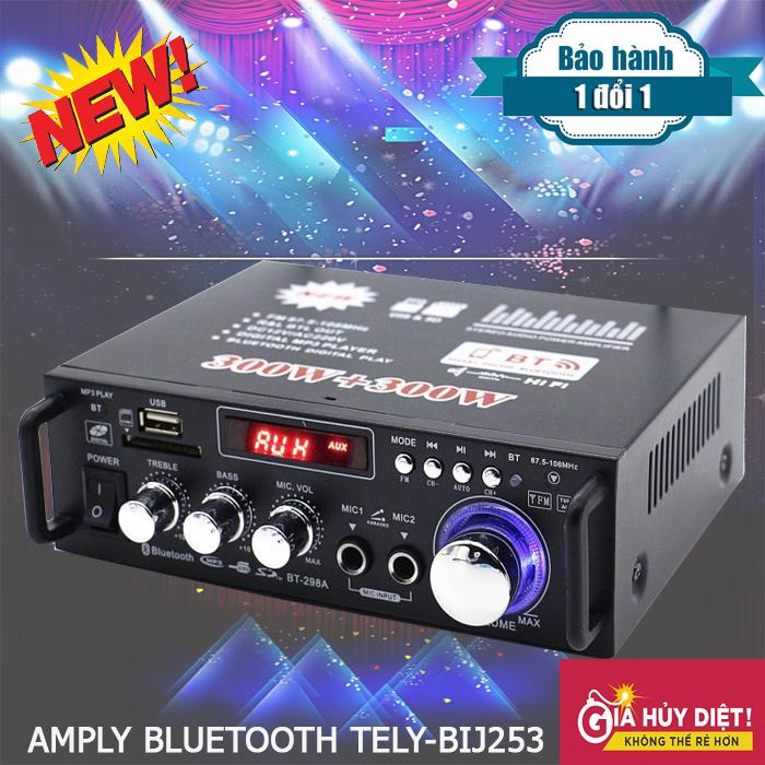 Amly Mini Bluetooth, Âm Ly Mini, Bộ Xử Lý Âm Thanh Cho Loa, Ampli Bluetooth, Amply Hát Karaoke