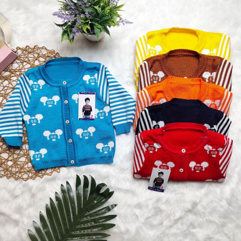 Áo len cho bé trai 3-8kg /hàng đẹp ( nhiều mẫu)