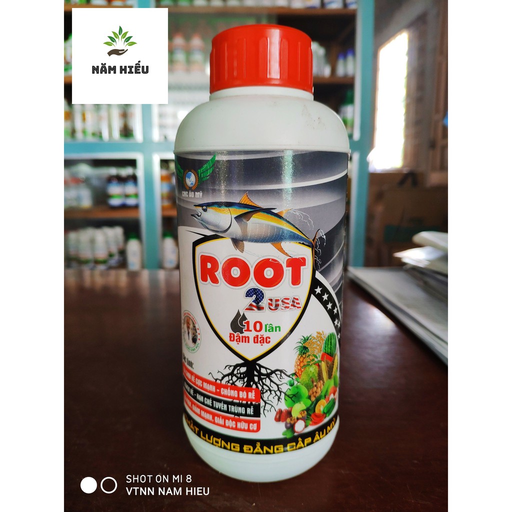 Phân Bón Hữu Cơ ROOT 2 - Chai 500ml - Ra Rễ Cực Mạnh- Cải Tạo Đất - Xanh Cây Tốt Lá