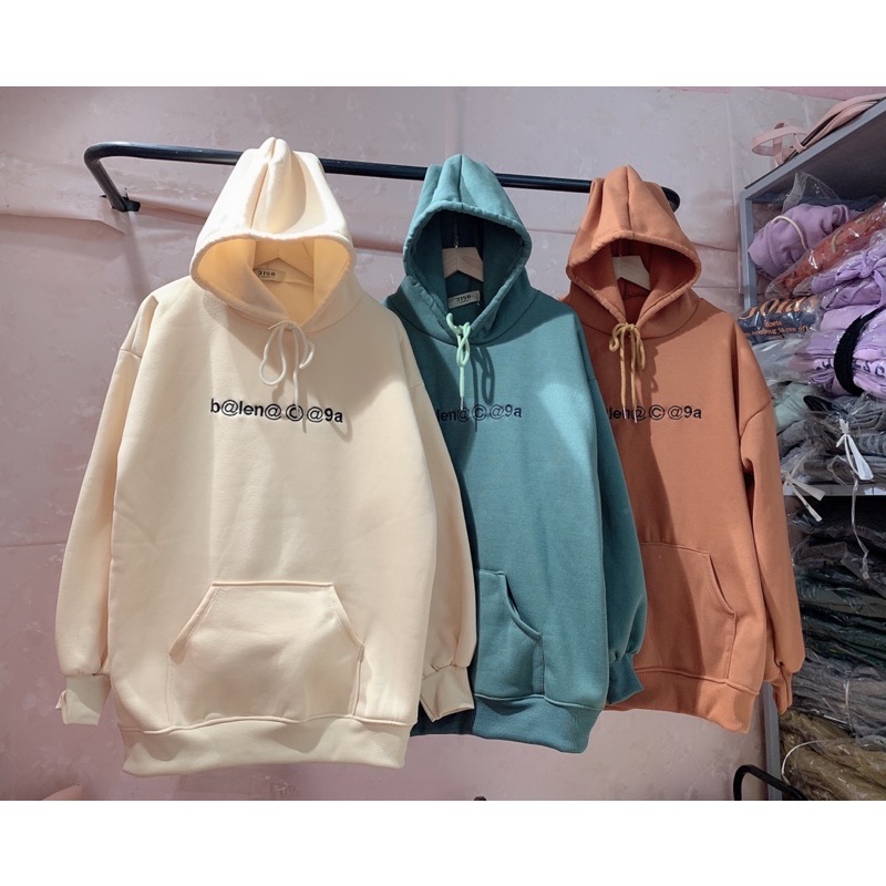 Áo Hoodie nỉ trần bông thêu chữ (KÈM ẢNH THẬT) | BigBuy360 - bigbuy360.vn
