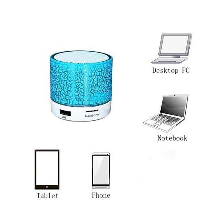 Loa Nghe Nhạc Không Dây Kết Nối Bluetooth , Thiết Kế Đèn Led Siêu Đẹp