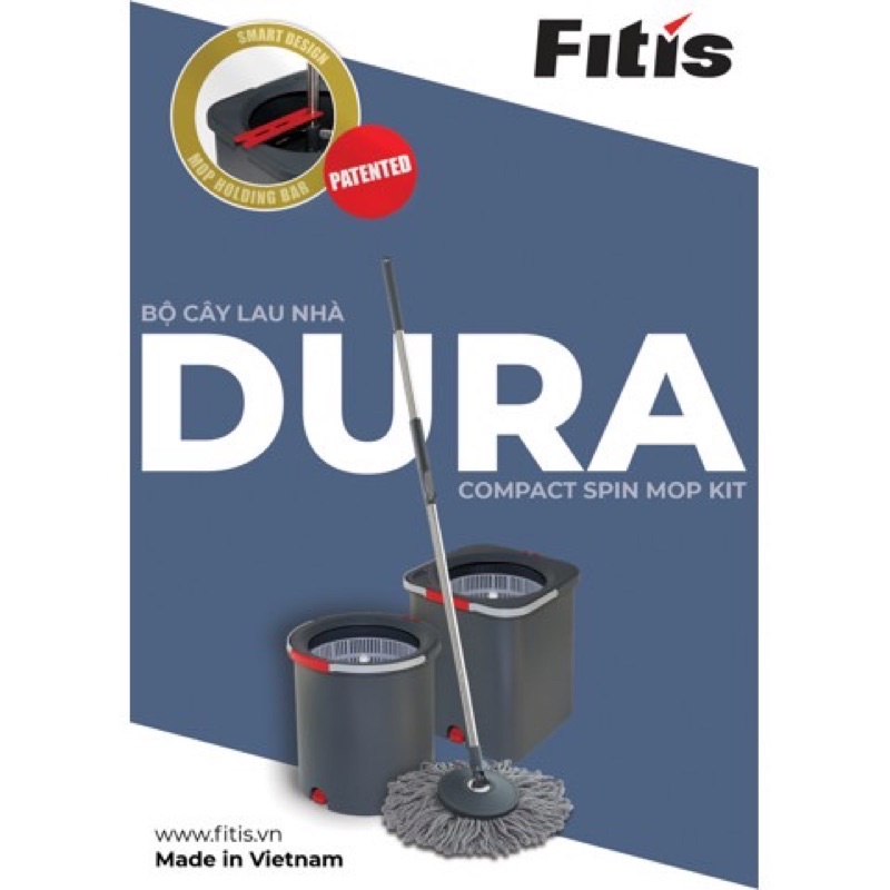 Bộ lau nhà Fitis Dura Cao Cấp - Cam kết CHÍNH HÃNG 100%