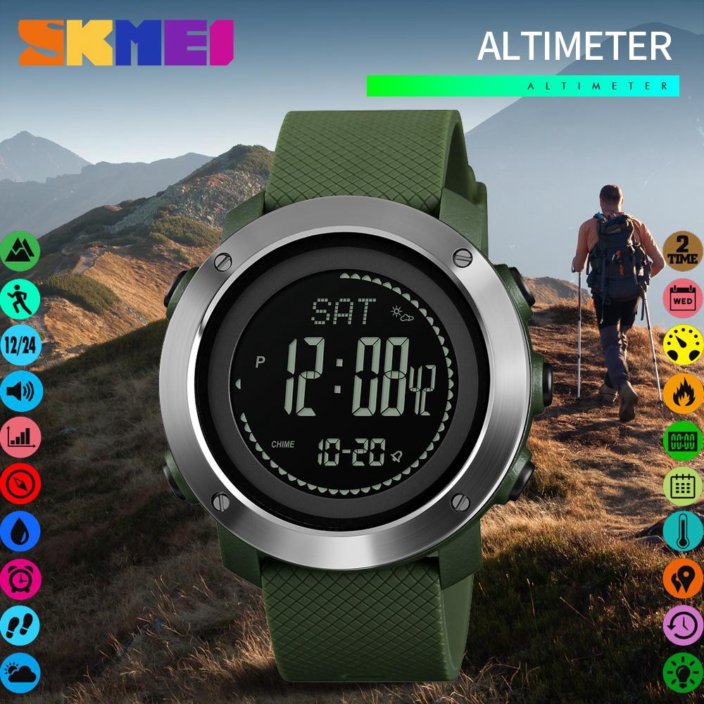 Đồng Hồ SKMEI 1418/1427 Tích Hợp Chức Năng Đếm Bước /Bấm Giờ /La Bàn /Báo Thức Chống Thấm nước Cho Nam | BigBuy360 - bigbuy360.vn