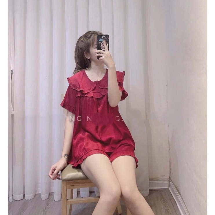 Bộ mặc nhà lụa cao cấp