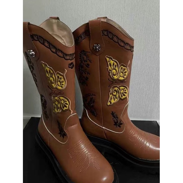 BOOTS DA HOẠ TIẾT | Ảnh thật