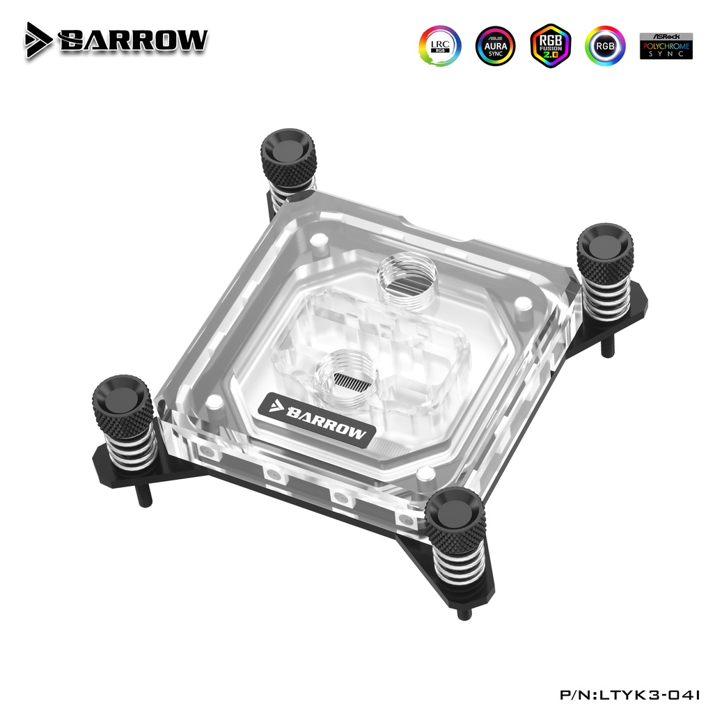 Khối Tản Nhiệt Bằng Acrylic Cho Intel Lga115x/1700/1200/x99/x299 CPU Larrow LTYK3-04I