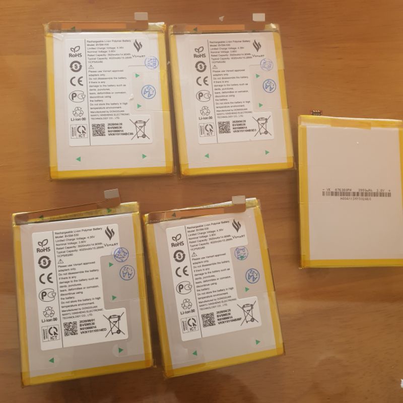 Pin vsmart active 3 v530a bvsm 530 3920mAh zin new bao test