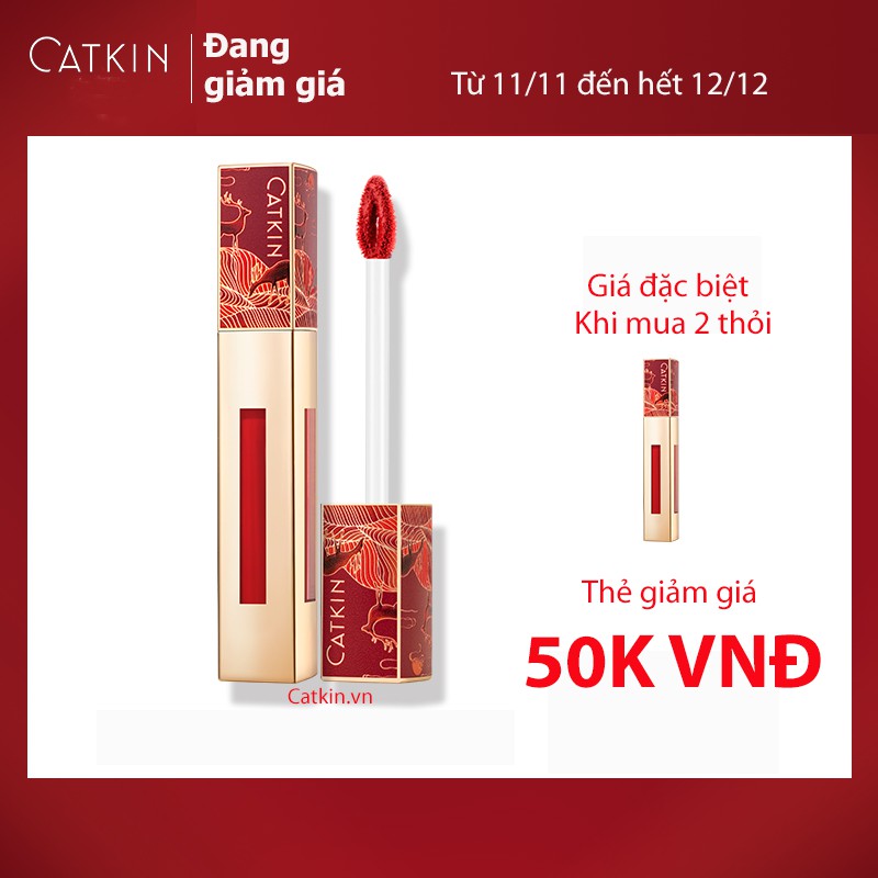 Son kem lì Catkin Velvet mẫu mới 2020 chất mềm mịn dưỡng môi nhiều | BigBuy360 - bigbuy360.vn