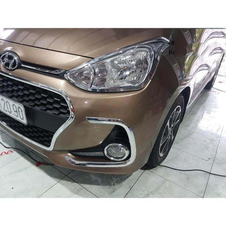 Grand I10,Viền đèn gầm trước sau xe Grand I10 Hatchback 2019