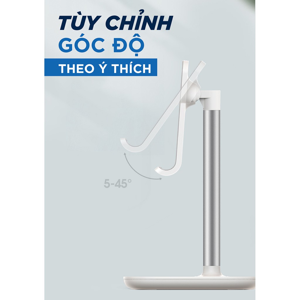 Giá đỡ điện thoại, máy tính bảng UGREEN LP177 - chất liệu kim loại - xoay 45 độ