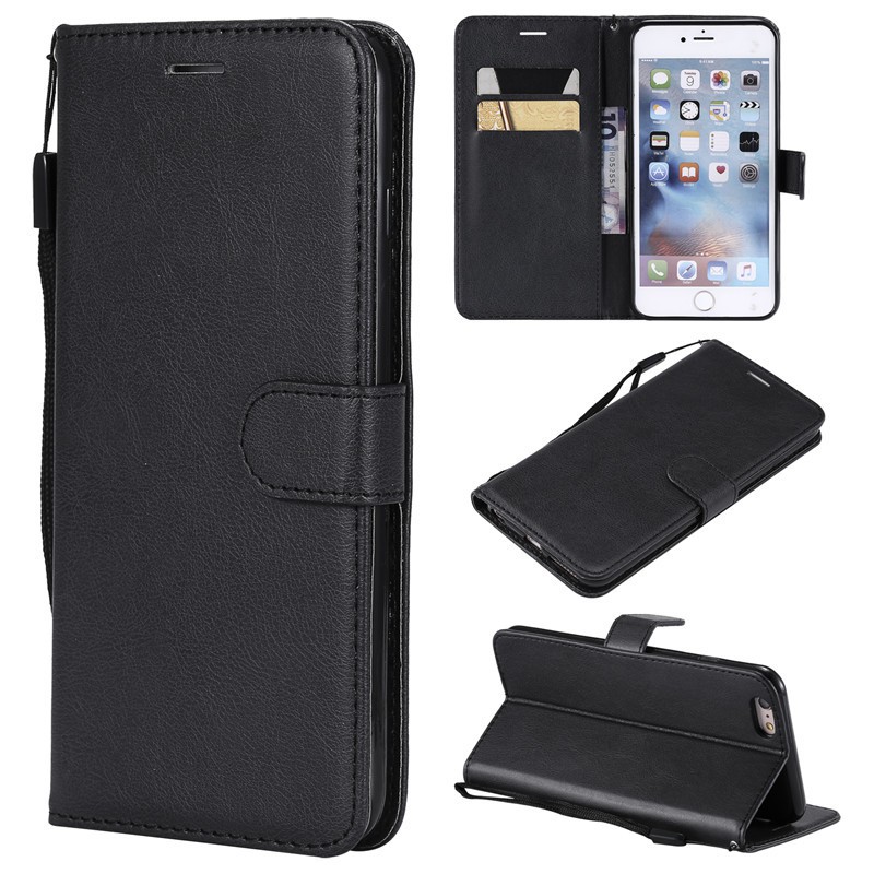 Bao da điện thoại màu trơn cho Iphone 6/6S/6 Plus/6S Plus | BigBuy360 - bigbuy360.vn