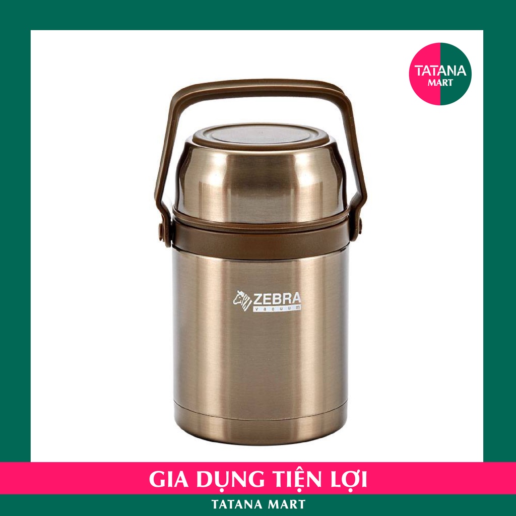 Bình ủ cháo giữ nhiệt Zebra Thái Lan 1L. Inox 304. Nhập khẩu Thái Lan