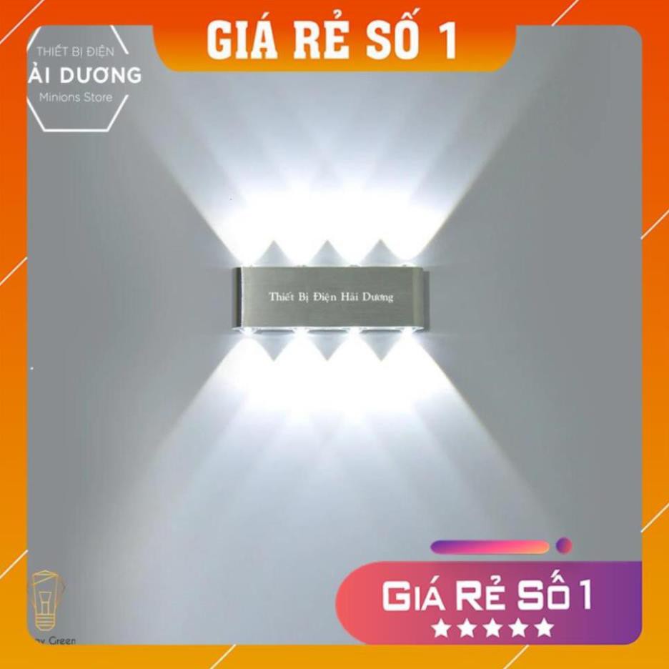 Giá rẻ số 1 - Đèn Hắt Tường 2 Đầu Chiếu Sáng DT-168 6w - DT-169 8w Ánh Sáng Trắng/Vàng - Led Siêu Sáng