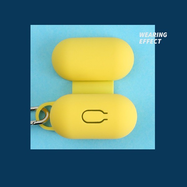 Vỏ bảo vệ hộp sạc tai nghe airpods pro Apple Bluetooth không dây chất liệu silicon mềm hình túi mua sắm IKEA