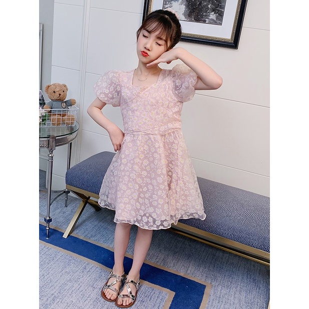 VL72 Size110-160 (15-40kg) Váy Đầm bé gái (Đầm babydoll công chúa) Thời trang trẻ Em hàng quảng châu
