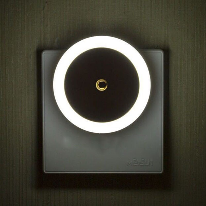 Đèn ngủ LED cảm ứng vuông, tròn tự động bật tắt