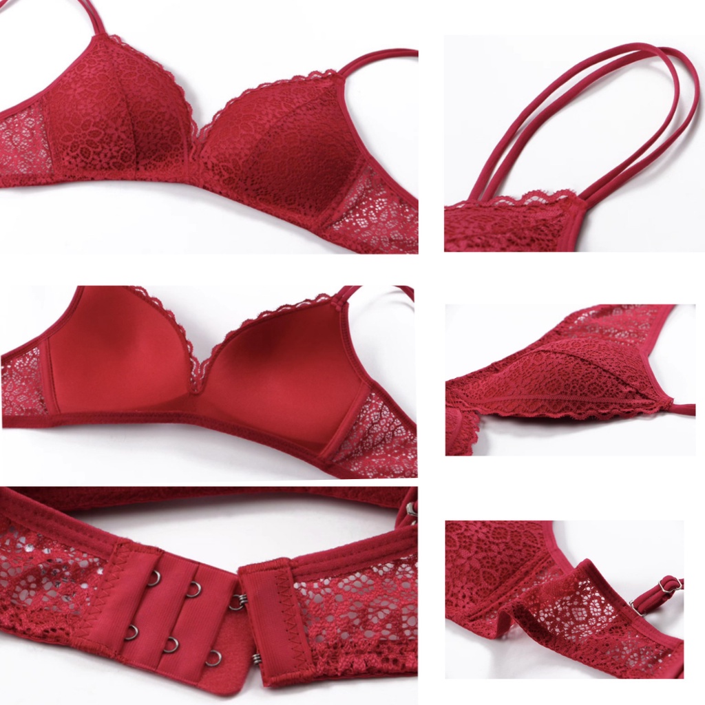 Áo Lót Đúc Ren Không Gọng Đệm Mỏng Siêu Đẹp Dây Dép Siêu Đẹp Hàng Cao Cấp BUKI