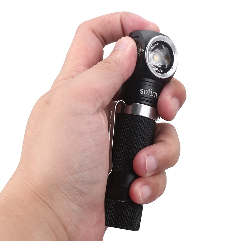 Đèn pha LED siêu sáng Sofirn SP40A 1200lm với thấu kính TIR 18650 có thể sạc lại chống thấm nước tiện dụng