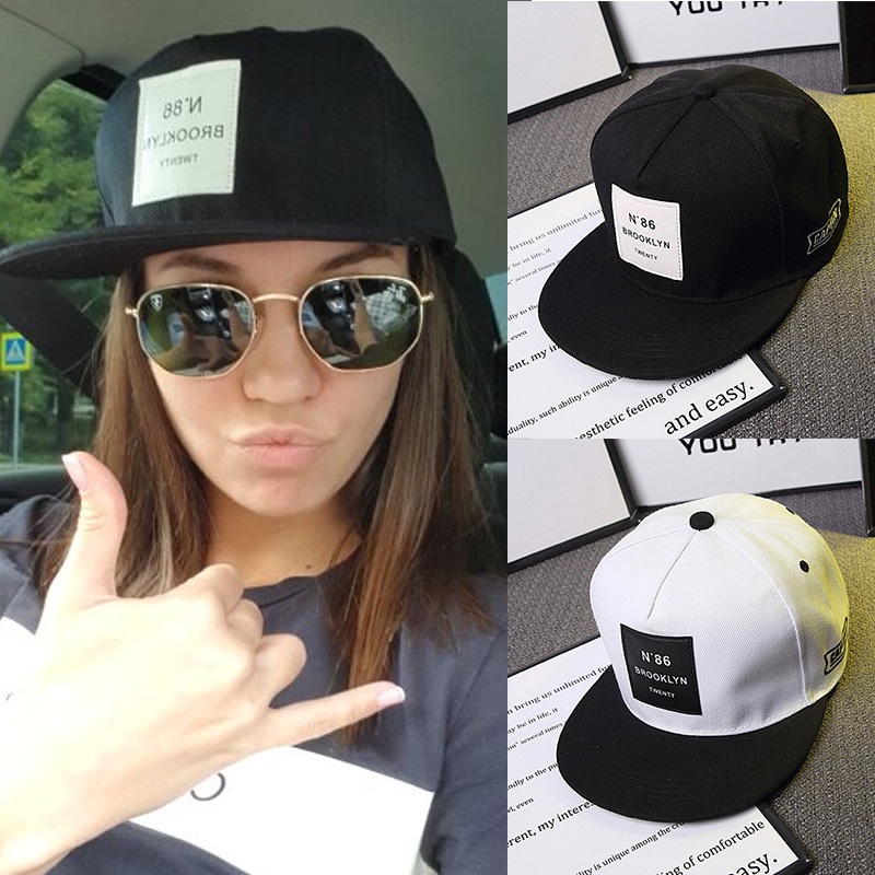 Mũ Lưỡi Trai Unisex In Chữ Phong Cách Hip hop