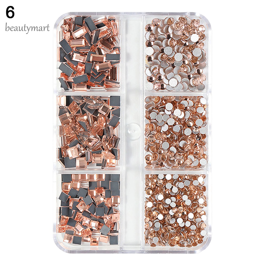 [Hàng mới về] Phụ kiện đá đính vằng thủy tinh dùng trang trí móng tay chuyên dụng dành cho salon