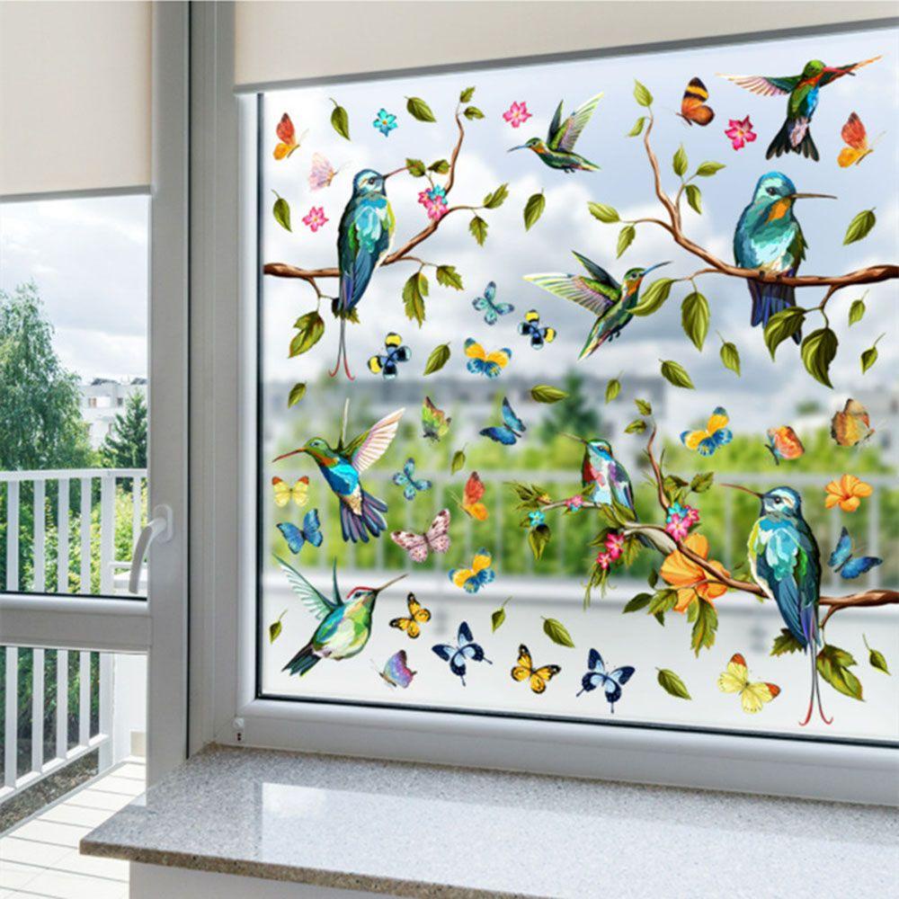 Sticker Dán Tường Bằng PVC Chống Nước Chống Bụi Có Thể Tháo Rời