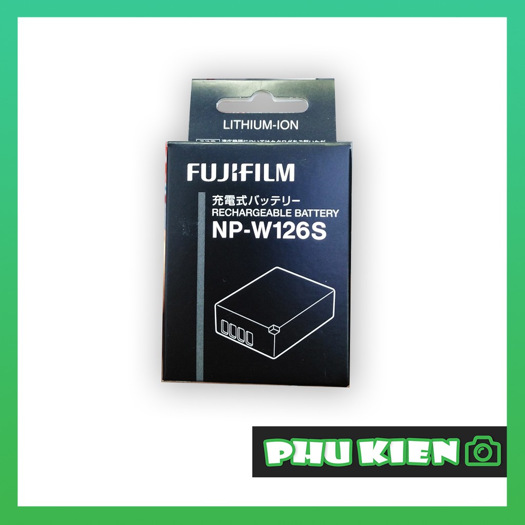 Pin Fujifilm Zin W126 | NP-W126S (dùng cho X-T3, XT30, X-T200, X-S10, X-100V,.. ) | Chính Hãng