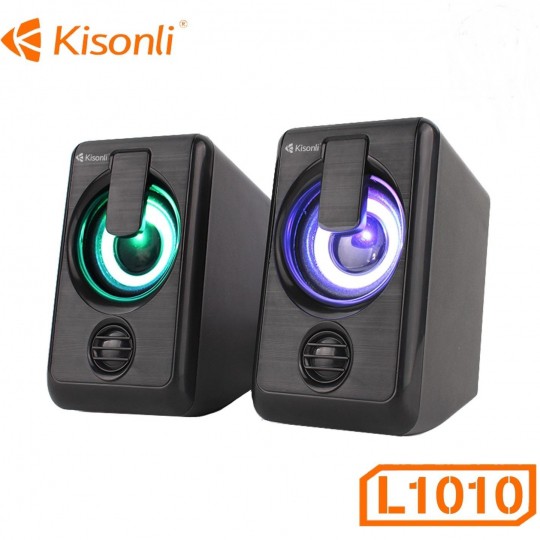 [ChínhHãng]Loa vi tính, laptop Kisonli L1010 nhập khẩu chính hãng, chất lượng âm thanh hay, bass cực chuẩn tại TPHCM