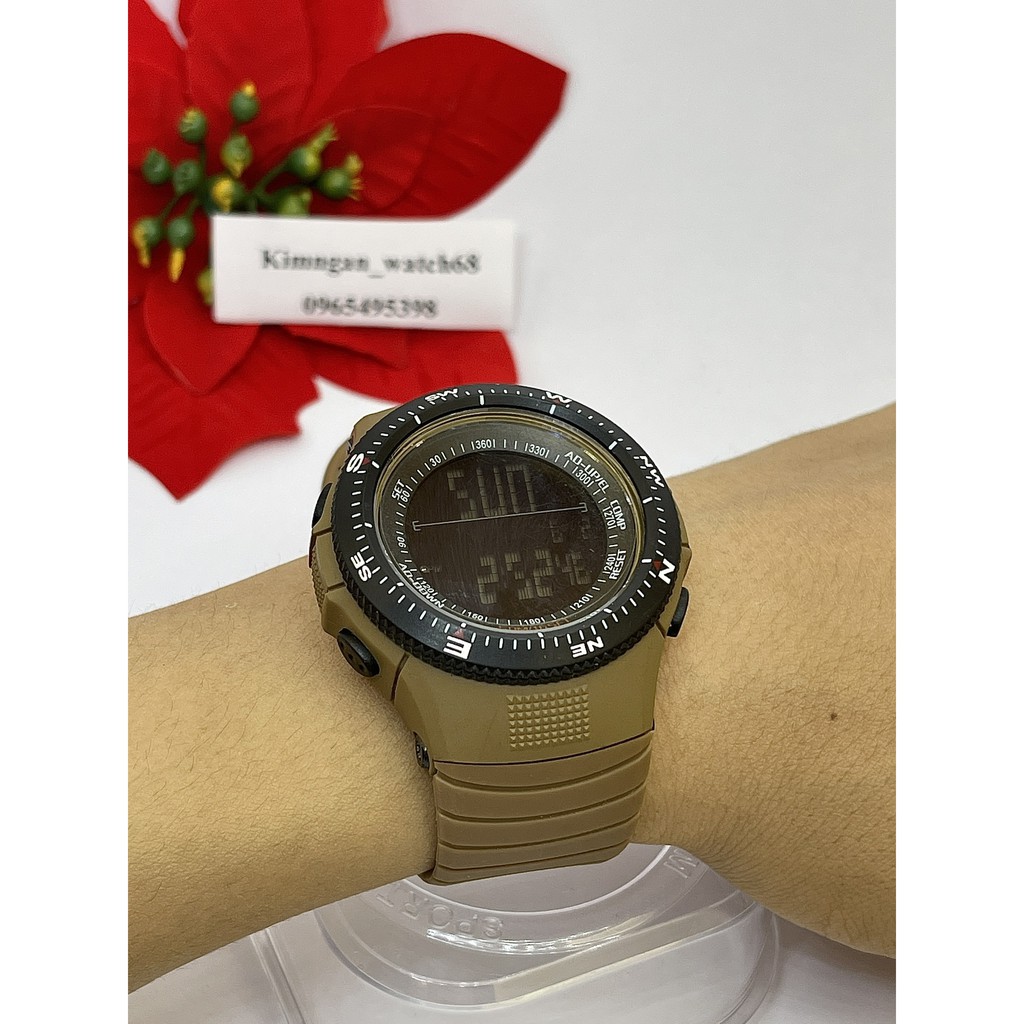 Đồng Hồ Thể Thao Năng Động Cá TÍnh, Size 46mm, Chống Nước, Chống Xước Sinh Hoat , Dây Cao Su Chống Bám [ Bảo Hành 3 Năm]