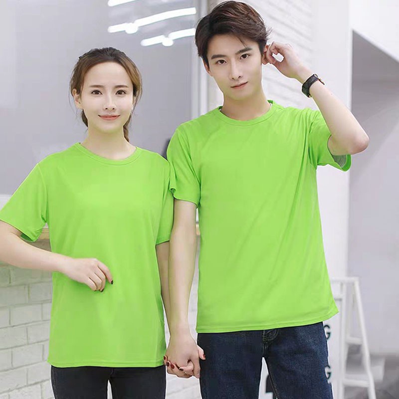 Áo thun trơn màu xanh chuối phông unisex nam nữ cổ tròn tay ngắn thun cotton 4 chiều, mềm mịn  Bin Action