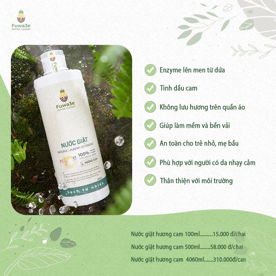 Nước Giặt  Fuwa3e 500ml