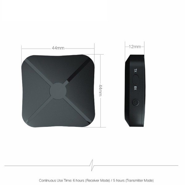 2 in 1 Wireless Bluetooth 4.2 Audio Transmitter Receiver TV Car Music Receiver