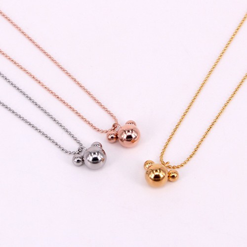Dây Chuyền Nữ Hình Đầu Mickey Titan Không Đen TT 2265