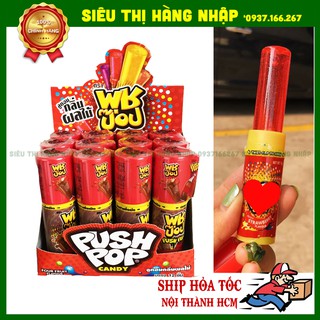Lốc 12 kẹo son môi Push Pop vị cola Thái Lan