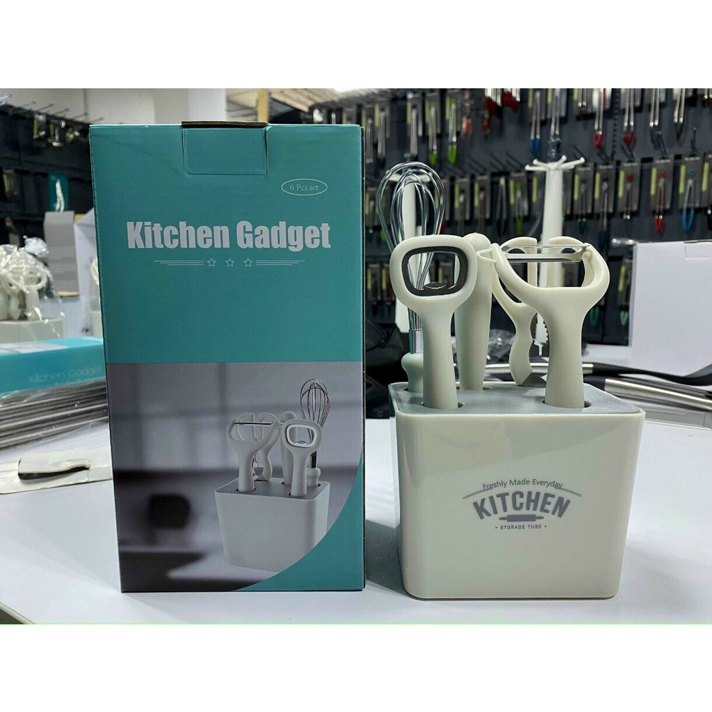 [Freeship] Bộ dụng cụ nhà bếp, làm bánh, nấu ăn 5 món chịu nhiệt độ cao, chống dính