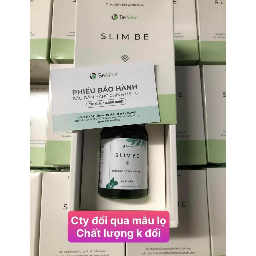 ✅ Viên Uống Giảm Cân Slim Be MẪU MỚI [Auth] ✅ Giảm cân nhanh cấp tốc an toàn hiệu quả cơ địa khó giảm hộp 30 viên