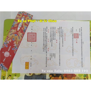 🙏🙏🙏 bộ sớ lễ phật - cầu bình an - sử dụng tại chùa và các ban thờ phật