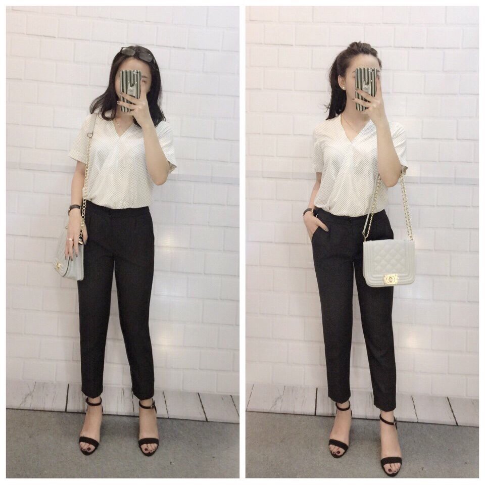 Quần công sở Zenic màu lông chuột QZN320G