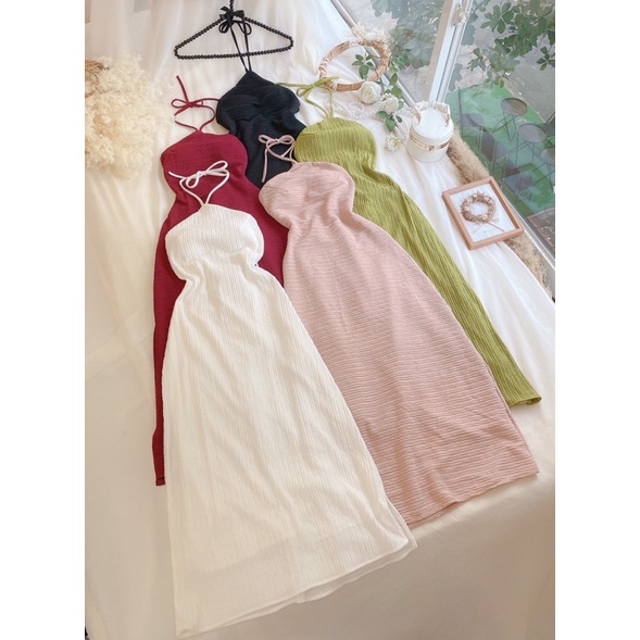 Đầm Yếm Đan Lưng