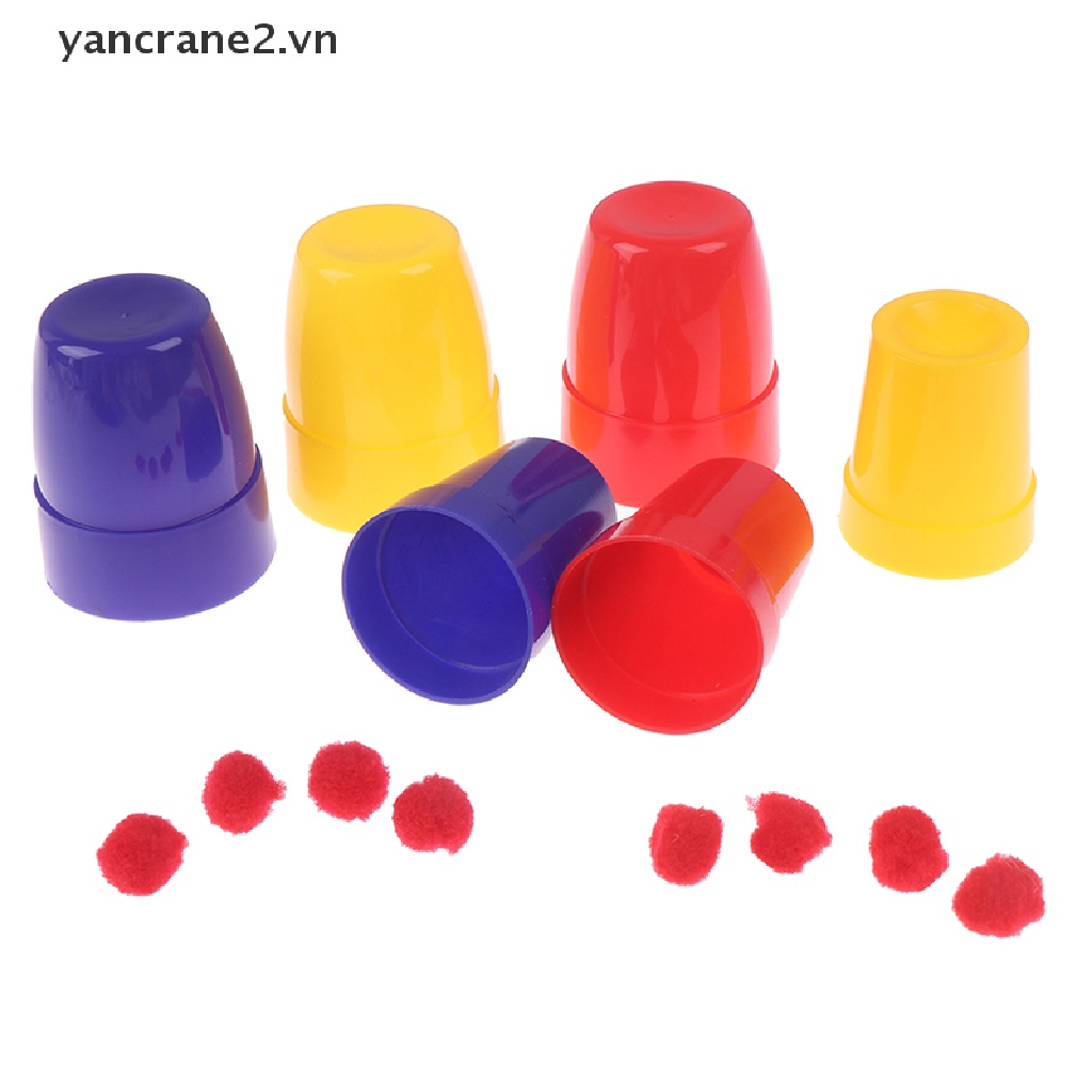 Bộ Đồ Chơi Ảo Thuật Gồm Ba Cốc Và Quả Bóng Ma Thuật Cỡ Vừa / Lớn