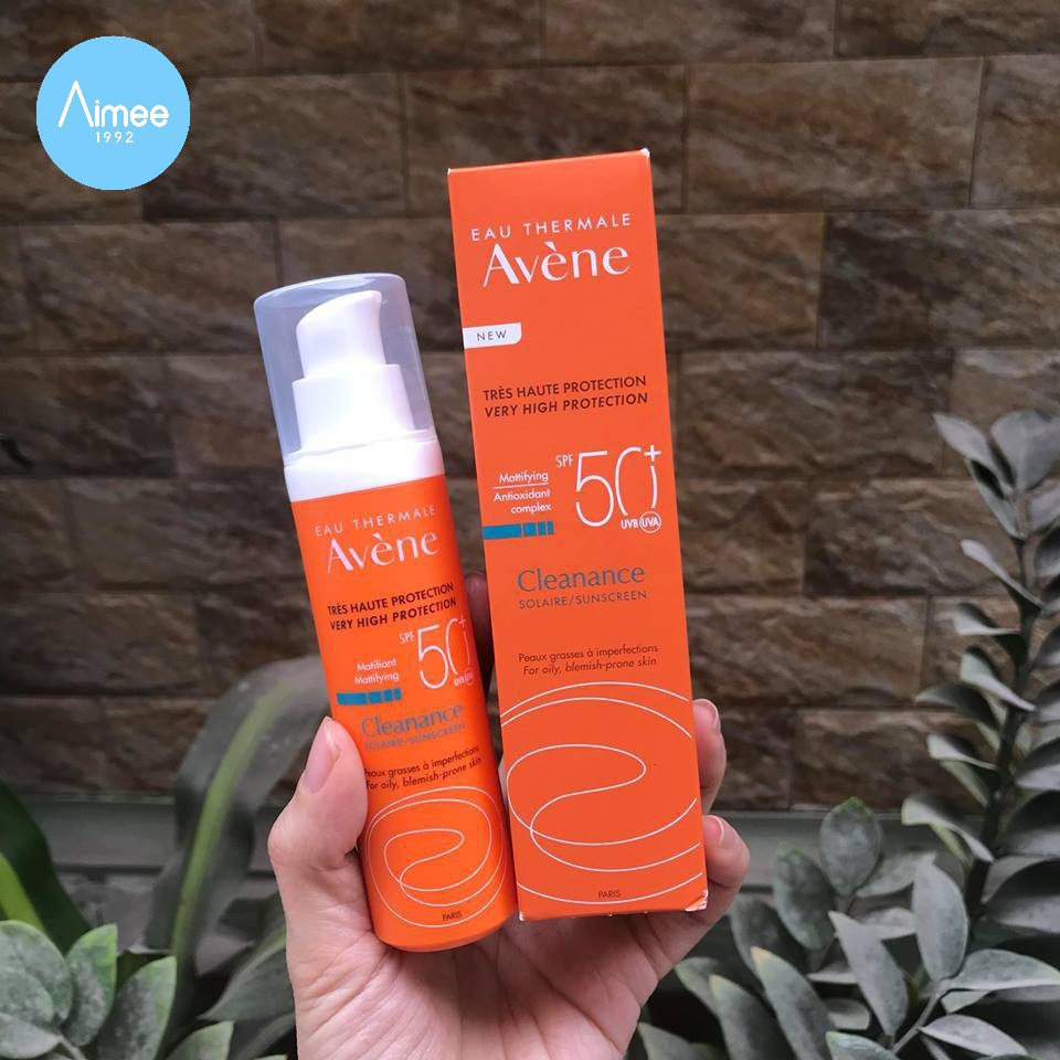 Kem chống nắng AVENE Cleanance SPF50 cho da dầu mụn nhạy cảm - 50ml [Aimee1992]