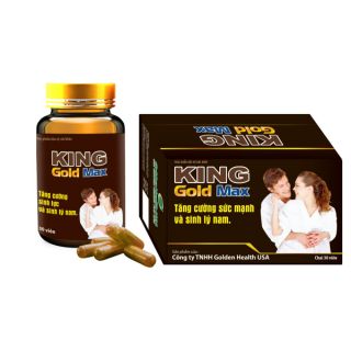 Sinh lý nam - tăng cường sinh lý nam ( KING GOLD MAX ) duy trì uống 1 tháng (TẶNG 1H 12C BCS SIÊU MỎNG NHẬP KHẨU