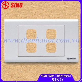 Mặt công tắc 4,5,6 SINO S18