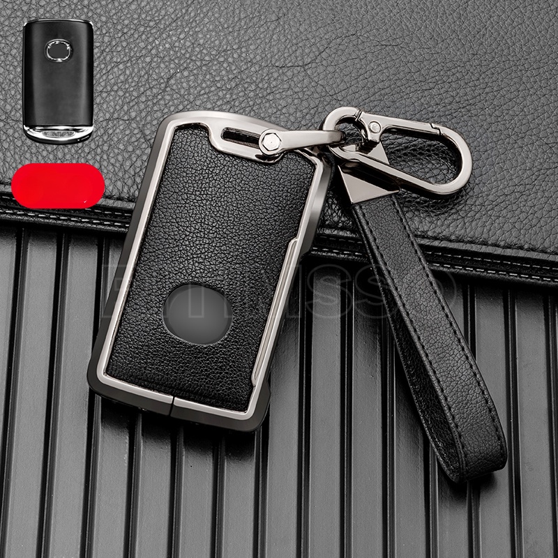 Vỏ Da + Hợp Kim Bảo Vệ Chìa Khóa Xe Hơi Mazda Alexa CX-30 CX-3 CX-5 CX-7 CX-9 CX-4 3 Nút