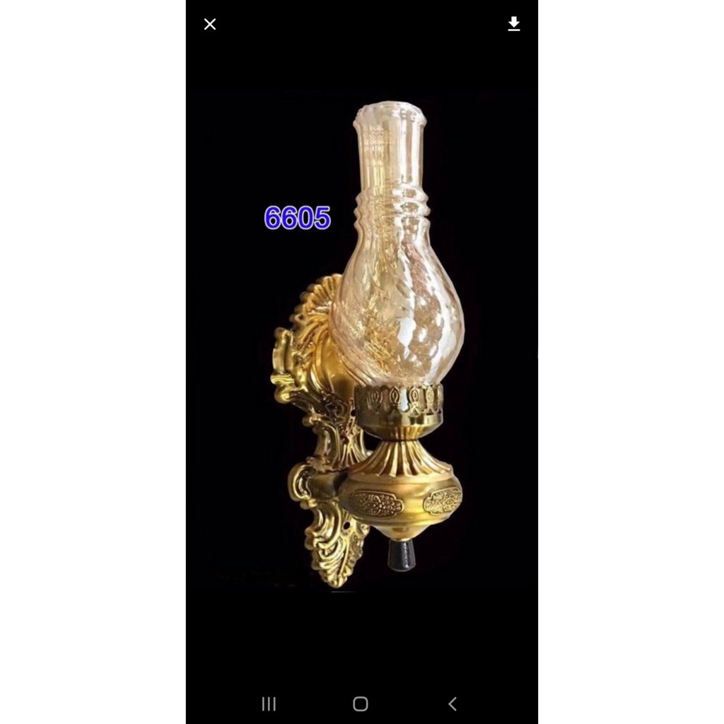 Đèn Tường Trang Trí Hình Đèn Dầu-Tặng Kèm Bóng Đèn Led