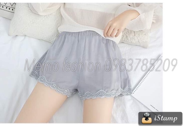 Quần đùi ren satin [có kèm video ảnh thật] | BigBuy360 - bigbuy360.vn